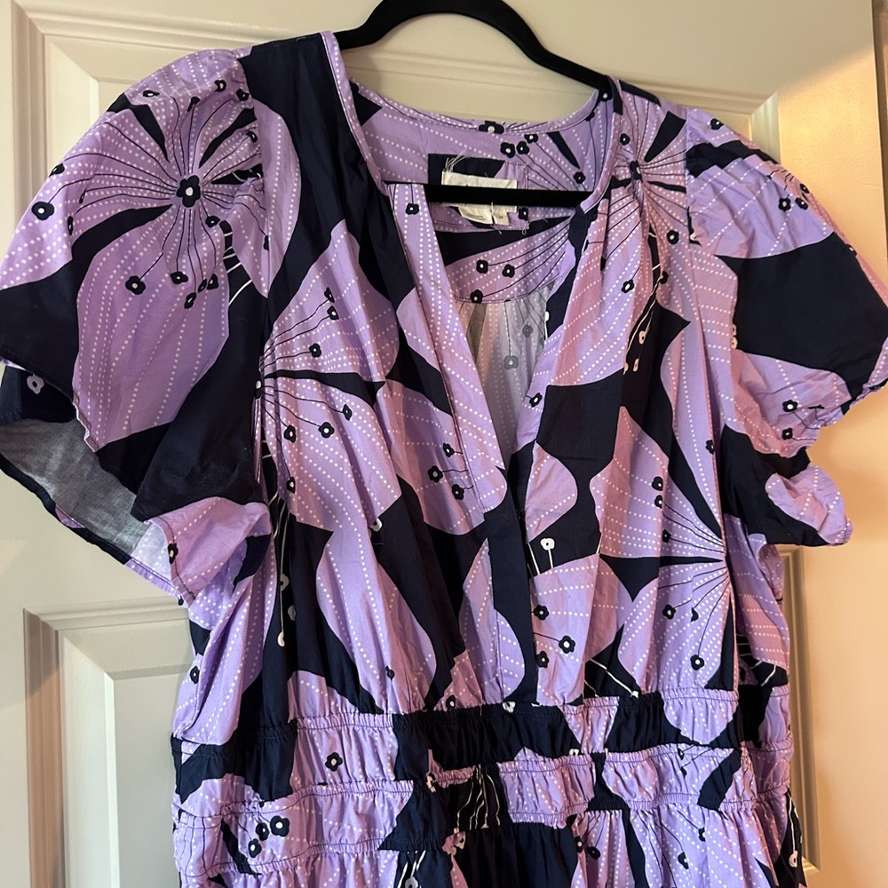 by Anthropologie Somerset Mini Dress in Lilac Floral print - Picture 7 of 10